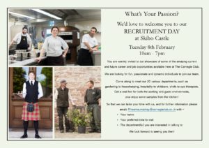 Recruitment Day at Skibo Castle @ The Carnegie Club, Skibo Castle | Clashmore | Scotland | United Kingdom